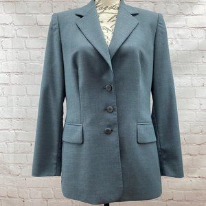Vintage ESCADA Gray Blazer New Wool, Size 40 (Med)